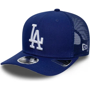 Cappellino trucker blu 9SEVENTY Stretch Snap dei Los Angeles Dodgers MLB di New Era