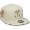 cappello-snapback-piatto-beige-con-logo-beige-9fifty-original-fit-world-series-new-york-yankees-mlb-di-new-era