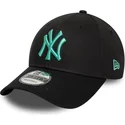 cappellino-nero-regolabile-con-visiera-curva-e-logo-blu-9forty-league-essential-dei-new-york-yankees-mlb-di-new-era