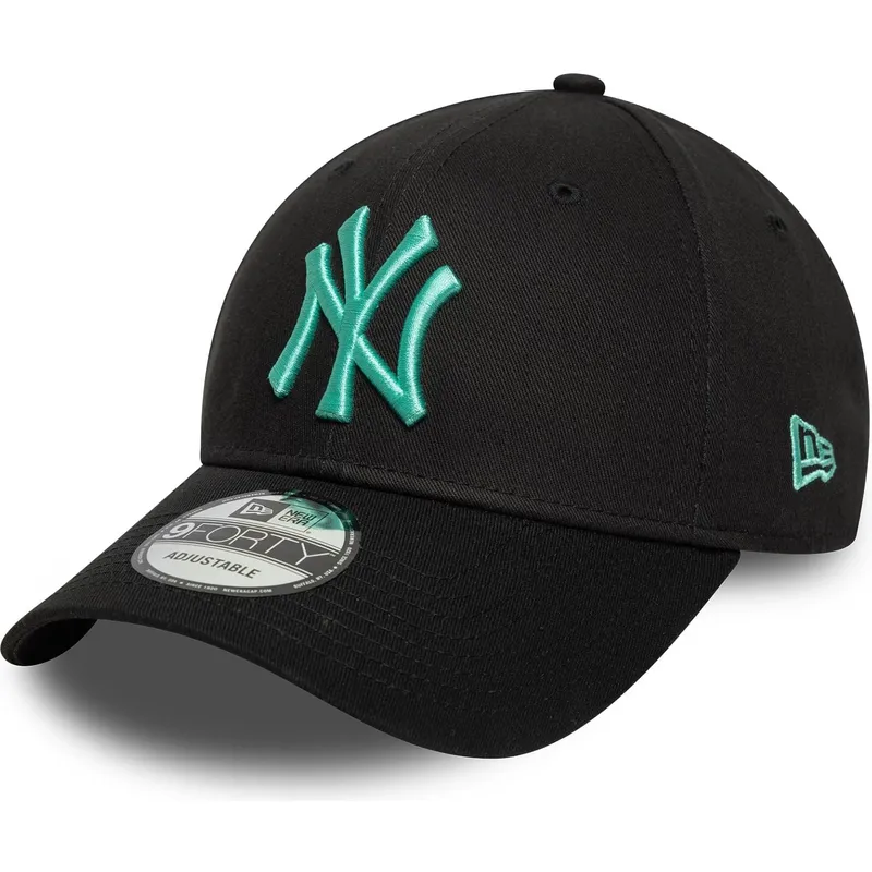 cappellino-curvo-nero-regolabile-con-logo-blu-9forty-league-essential-di-new-york-yankees-mlb-di-new-era