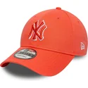 cappellino-con-visiera-curva-arancione-regolabile-con-logo-arancione-9forty-team-outline-dei-new-york-yankees-mlb-di-new-era