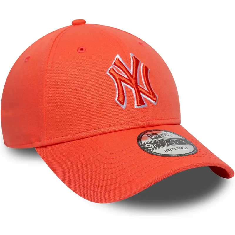 cappellino-con-visiera-curva-arancione-regolabile-con-logo-arancione-9forty-team-outline-dei-new-york-yankees-mlb-di-new-era