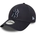 cappellino-curvo-blu-navy-regolabile-con-logo-blu-navy-9forty-team-outline-dei-new-york-yankees-mlb-di-new-era