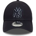 cappellino-visiera-curva-blu-marino-regolabile-con-logo-blu-marino-9forty-team-outline-di-new-york-yankees-mlb-di-new-era