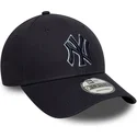 cappellino-visiera-curva-blu-marino-regolabile-con-logo-blu-marino-9forty-team-outline-di-new-york-yankees-mlb-di-new-era