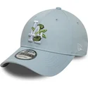 cappellino-curvo-blu-regolabile-9forty-floral-icon-dei-los-angeles-dodgers-mlb-di-new-era