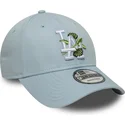 cappellino-curvo-blu-regolabile-9forty-floral-icon-dei-los-angeles-dodgers-mlb-di-new-era