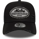 gorra-trucker-nera-a-frame-oval-distress-patch-di-new-era