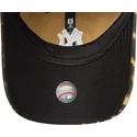 cappellino-curvo-leopardato-regolabile-da-donna-9twenty-outline-dei-new-york-yankees-mlb-di-new-era