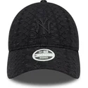 cappellino-curvo-nero-regolabile-da-donna-con-logo-nero-9twenty-broderie-dei-new-york-yankees-mlb-di-new-era