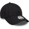 cappellino-nero-regolabile-da-donna-con-visiera-curva-e-logo-nero-9twenty-broderie-dei-new-york-yankees-mlb-di-new-era