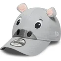 cappellino-curvo-grigio-regolabile-per-bambino-9forty-animal-di-new-era
