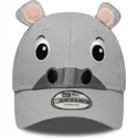 cappellino-curvo-grigio-regolabile-per-bambino-9forty-animal-di-new-era