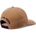 cappello-snapback-marrone-con-visiera-curva-truefit-hat-nut-waffle-di-djinns