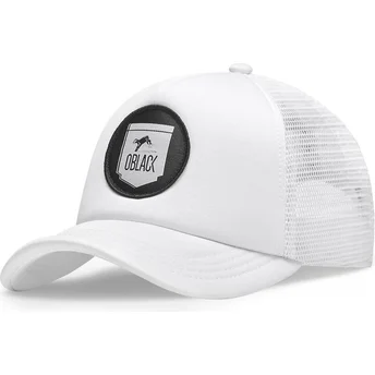 Cappellino trucker bianco Classic di Oblack