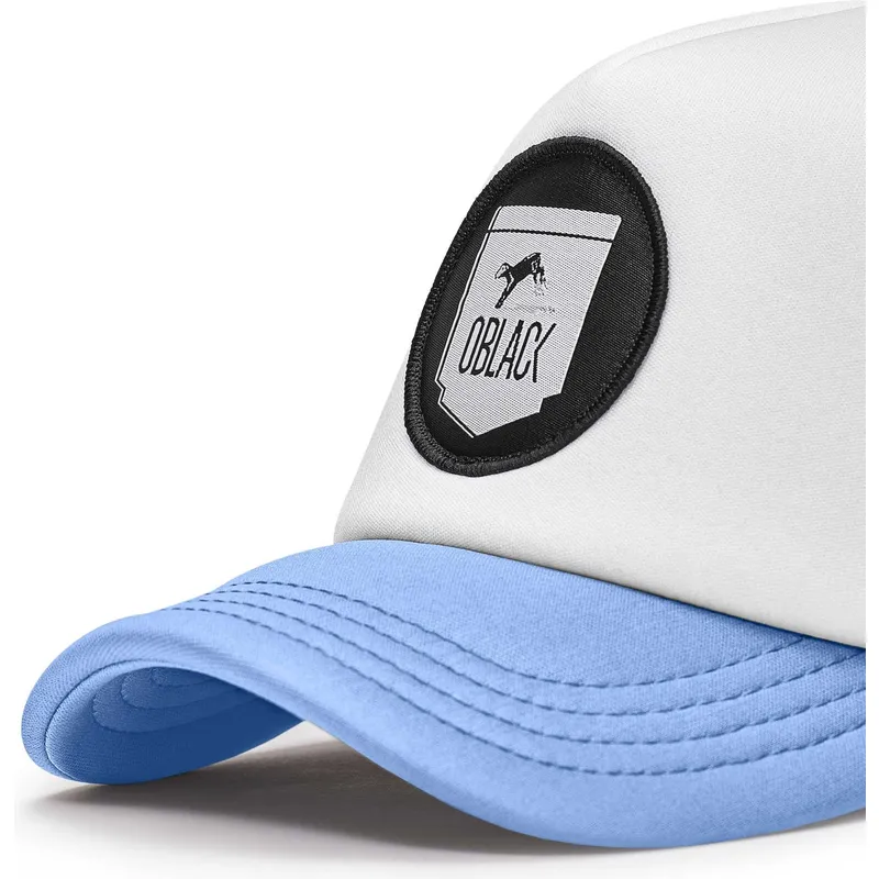 cappellino-trucker-azzurro-classic-di-oblack
