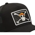 cappellino-trucker-nero-straw-hat-pirates-op5-fla-one-piece-di-capslab