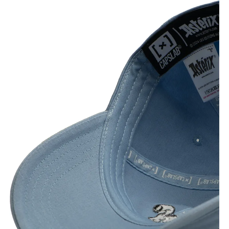 cappellino-curvo-blu-regolabile-idefix-ast1-ide-asterix-il-gallo-di-capslab