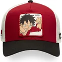 cappellino-trucker-rosso-bianco-e-nero-monkey-d-luffy-op5-red-one-piece-di-capslab