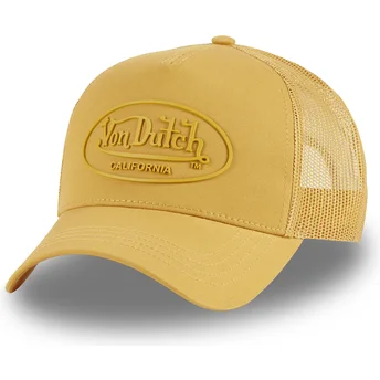 Cappello trucker giallo LOG13 di Von Dutch
