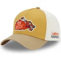 gorra-trucker-marrone-e-bianca-wild05-di-von-dutch