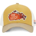 gorra-trucker-marrone-e-bianca-wild05-di-von-dutch