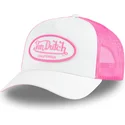 cappellino-da-camionista-bianco-e-rosa-fluo01-ct-di-von-dutch
