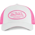 cappellino-da-camionista-bianco-e-rosa-fluo01-ct-di-von-dutch