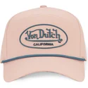cappello-curvo-rosa-regolabile-cord03-di-von-dutch