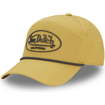 Cappello curvo giallo regolabile CORD05 di Von Dutch
