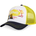 cappellino-trucker-bianco-giallo-e-nero-patch-di-von-dutch-x-schott-nyc