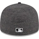 berretto-piatto-nero-aderente-59fifty-day-retro-crown-dei-los-angeles-dodgers-mlb-di-new-era