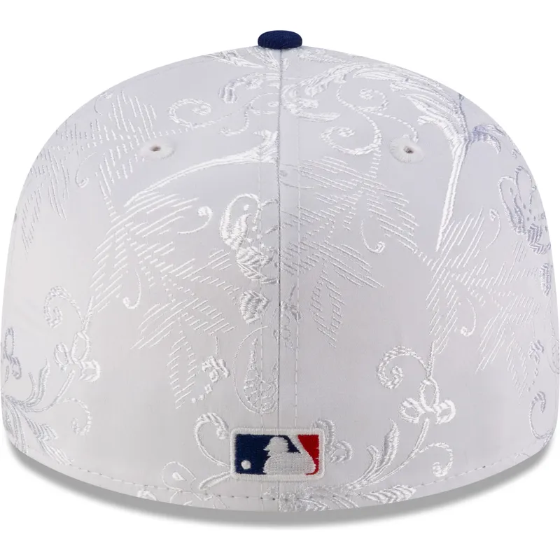 cappello-piatto-bianco-e-blu-chiuso-59fifty-day-low-profile-dei-los-angeles-dodgers-mlb-di-new-era