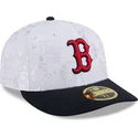 cappellino-blu-navy-e-bianco-aderente-59fifty-day-low-profile-dei-boston-red-sox-mlb-di-new-era
