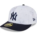 cappello-piatto-blu-navy-e-bianco-aderente-59fifty-day-low-profile-dei-new-york-yankees-mlb-di-new-era