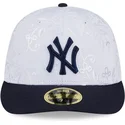 cappello-piatto-blu-navy-e-bianco-regolabile-59fifty-day-low-profile-dei-new-york-yankees-mlb-di-new-era