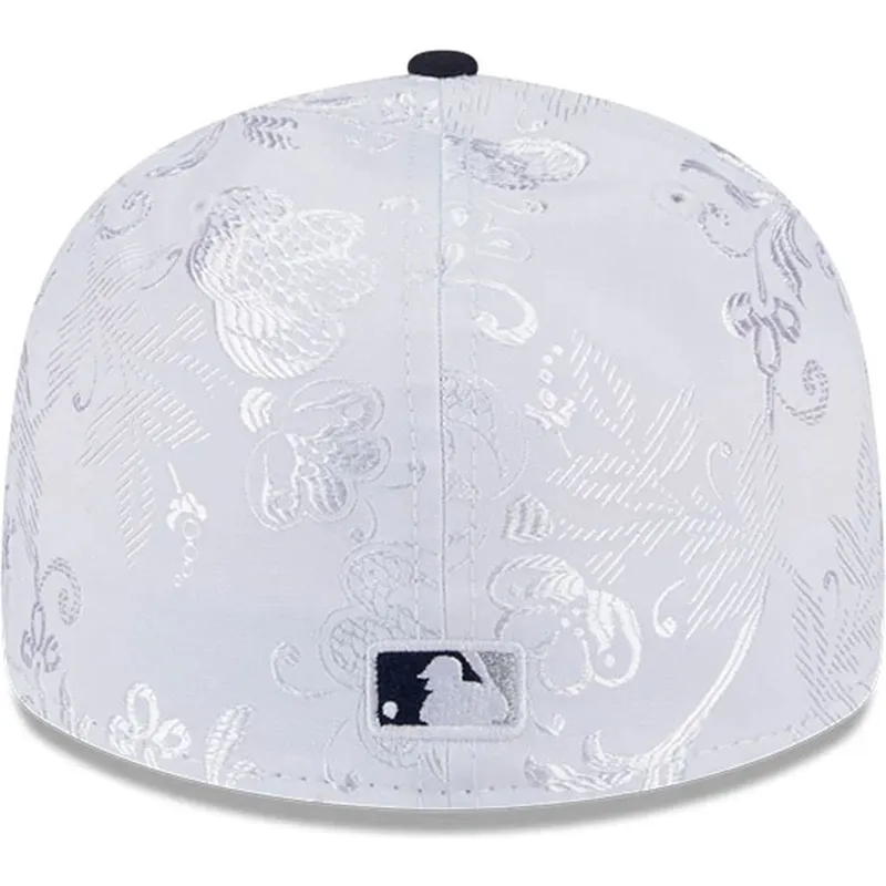 cappello-piatto-blu-marino-e-bianco-regolato-59fifty-day-low-profile-di-new-york-yankees-mlb-di-new-era