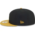 cappello-piatto-nero-e-giallo-regolabile-con-logo-dorato-59fifty-day-dei-new-york-yankees-mlb-di-new-era