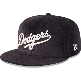 Cappello piatto nero regolabile 59FIFTY Day dei Los Angeles Dodgers MLB di New Era