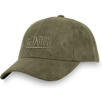Gorra curva verde regolabile SUE K di Von Dutch