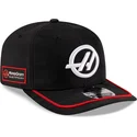cappellino-snapback-nero-9seventy-stretch-snap-camo-con-visiera-curva-del-team-haas-f1-di-new-era