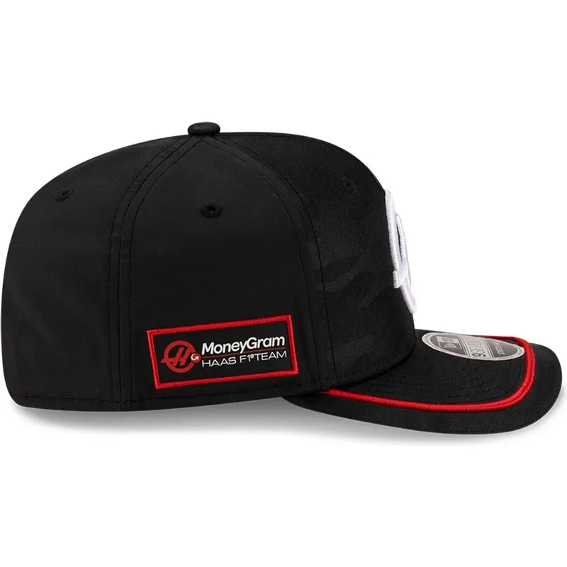 cappellino-visiera-curva-nero-snapback-9seventy-stretch-snap-camo-di-haas-f1-team-formula-1-di-new-era