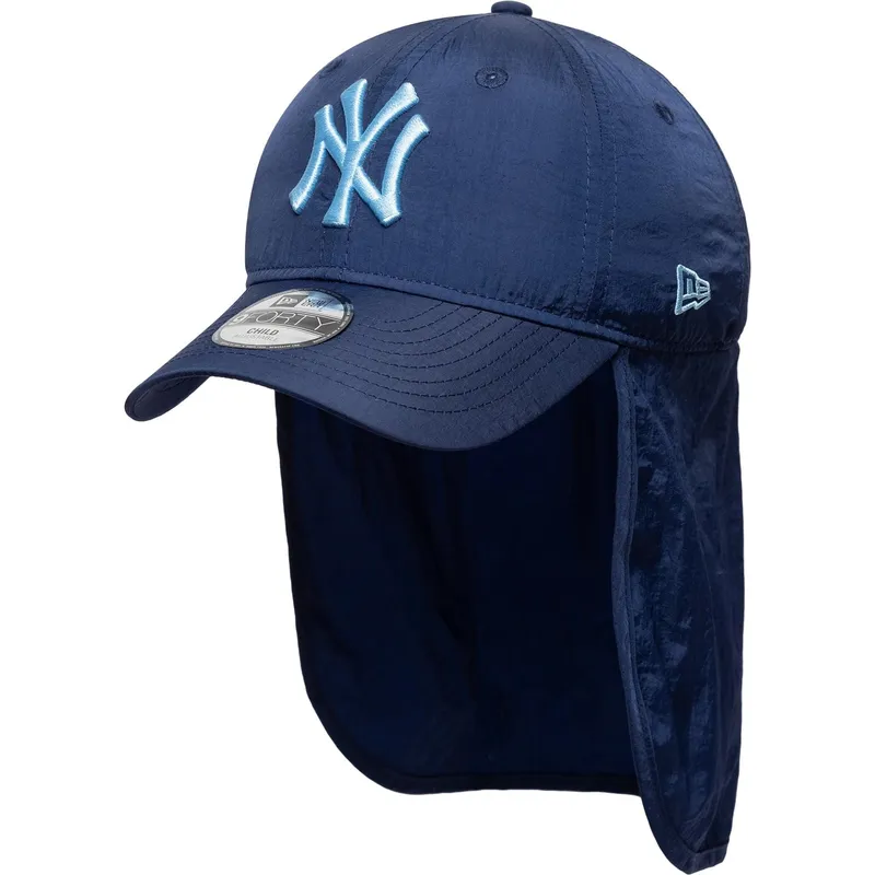cappellino-curvo-blu-snapback-per-bambino-con-logo-blu-9forty-sun-shield-dei-new-york-yankees-mlb-di-new-era