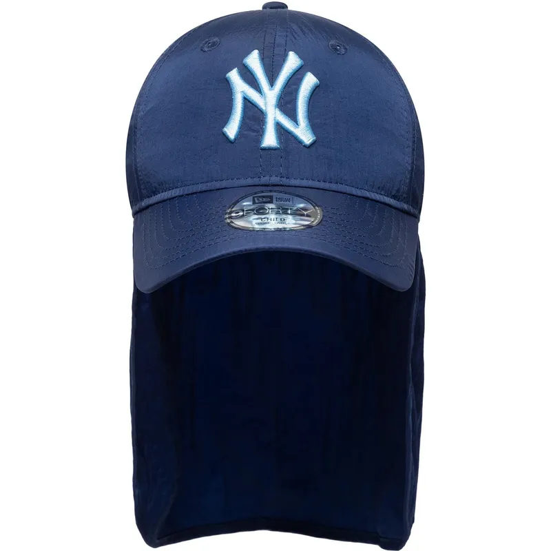 cappellino-curvo-blu-snapback-per-bambino-con-logo-blu-9forty-sun-shield-dei-new-york-yankees-mlb-di-new-era