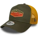cappellino-trucker-verde-e-giallo-a-frame-cotton-patch-di-new-era