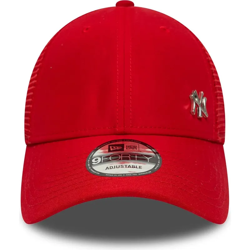 cappellino-trucker-rosso-regolabile-9forty-flawless-dei-new-york-yankees-mlb-di-new-era