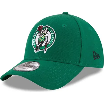 Cappellino verde con visiera curva regolabile per bambino 9FORTY The League dei Boston Celtics NBA di New Era