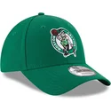 cappellino-verde-con-visiera-curva-regolabile-per-bambino-9forty-the-league-dei-boston-celtics-nba-di-new-era
