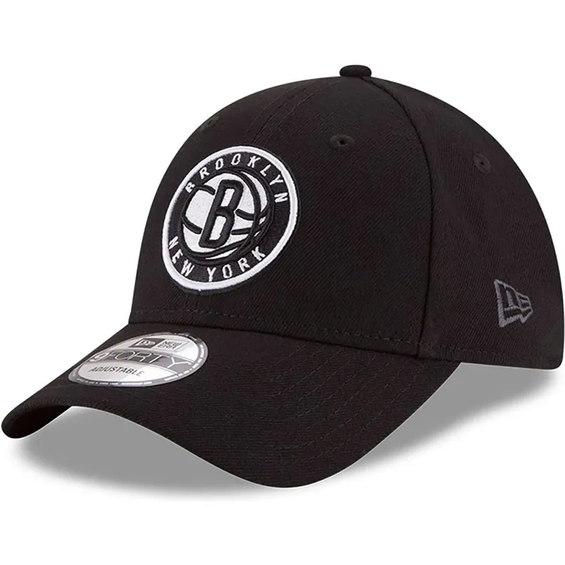 cappellino-curvo-nero-regolabile-per-bambino-9forty-the-league-di-brooklyn-nets-nba-di-new-era