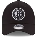 cappellino-curvo-nero-regolabile-per-bambino-9forty-the-league-dei-brooklyn-nets-nba-di-new-era